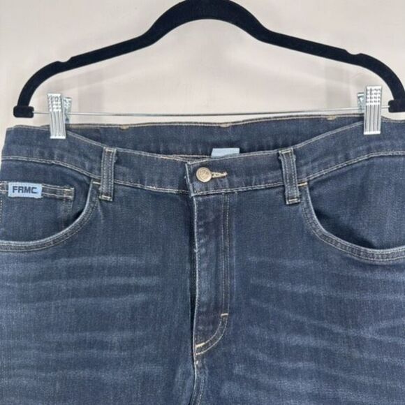 Tyndale Men's Cat 2 FRMC Fire‎ Resistant Denim Jeans Dark Wash Blue Size 35x34 - Picture 5 of 9